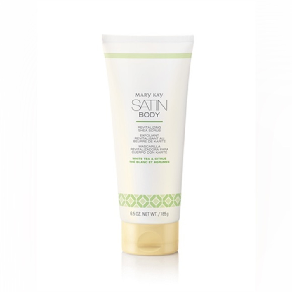 NEW Mary Kay White Tea & Citrus Satin Body Revitalizing Shea Scrub 6.5oz